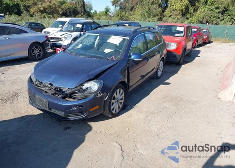 2013 Volkswagen Jetta Sportwagen 2.0L Tdi z USA, uszkodzony, nr VIN 3VWPL7AJ2DM616434